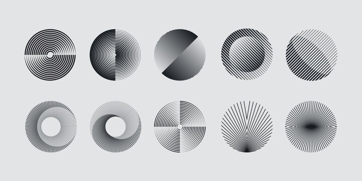 Vector abstract shapes collection made with minimalist geometric forms and graphics elements for poster, cover, art, presentation, prints, fabric, wallpaper and etc.