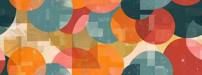 Illustration inspired by 1960s wallpaper_3.  Aspect ratio 65_24