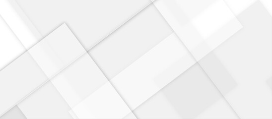 Vector Modern white and gray technology concept diamond triangle geometric line background. modern white and grey gradient color geometric backdrop design cube pattern background for website banner.
