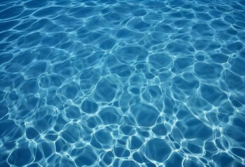 Obraz premium blue water surface
