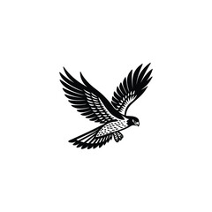 eagle vector illustration bird, vector, eagle, flying, animal, illustration, silhouette, tattoo, dove, wing, wings, black, nature, fly, birds, feather, flight, falcon, design, hawk, symbol, wildlife, 