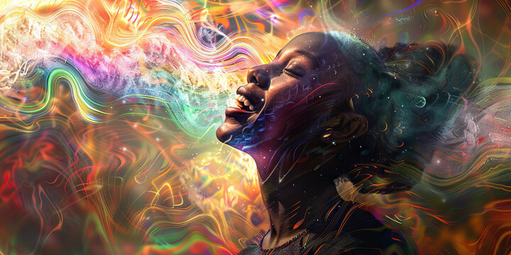 Ethereal Echoes: The sounds of laughter and music drifting through the air, as if from a distant memory