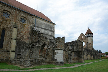 Ruins of Carta Monastery - former Cistercian monastery in Transylvania in Romania