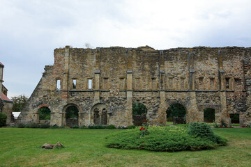 Ruins of Carta Monastery - former Cistercian monastery in Transylvania in Romania