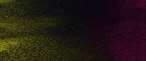 Abstract wavy background pattern in yellow mixed with pink