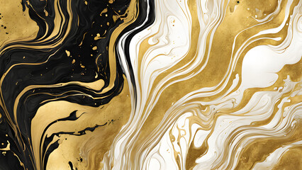 beige yellow clear,Gold abstract black marble background art paint pattern ink texture watercolor white fluid wall. Abstract liquid gold design luxury wallpaper nature black brush oil modern paper spl