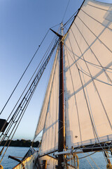 Fototapeta premium sailing ship mast