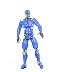 beta tester mech is looking around