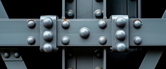 Architectural Steel Structure With Hinges Connection Joint, Representing Flexibility And Durability