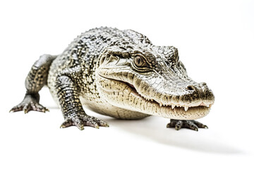 Naklejka premium Young Alligator Close Up