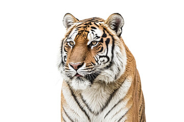 Close-Up Portrait of a Majestic Tiger