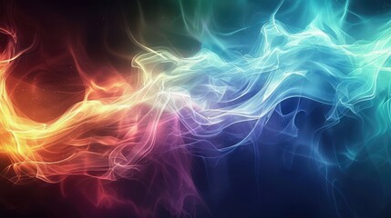 Fototapeta premium Energy flow background. Ai generation