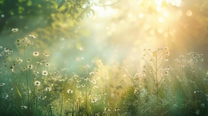 Beautiful elegant nature background. Ai generation