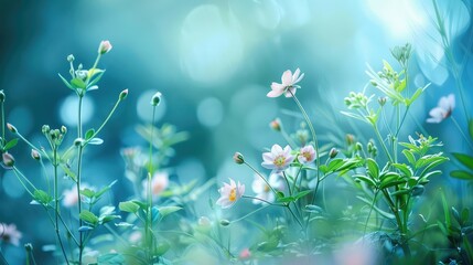 Beautiful elegant nature background. Ai generation