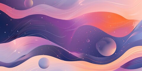 Modern trendy abstract background. Ai generation.