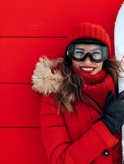 woman in winter clothing