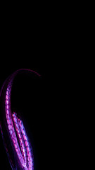 Futuristic Story Overlay Background Neon Glow Sci-Fi Hochformat