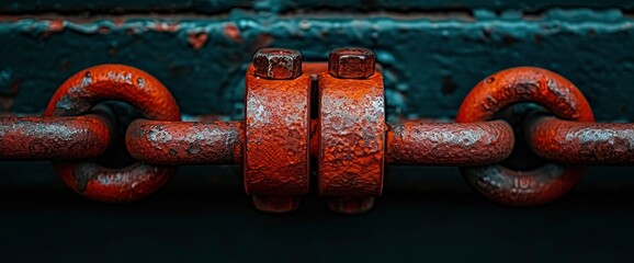 Pin Connection Hinges And Fixed Joint Steel Structure, Representing Stability And Strength