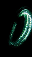 Futuristic Story Overlay Background Neon Glow Sci-Fi Hochformat