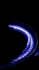 Futuristic Story Overlay Background Neon Glow Sci-Fi Hochformat