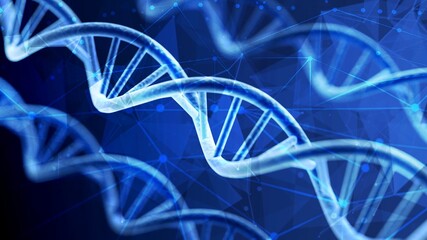 DNA Helix spiral human molecule structure