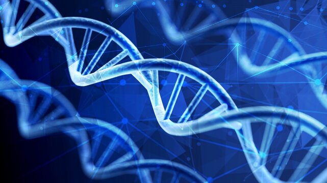 DNA Helix spiral human molecule structure