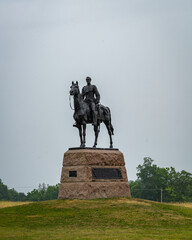 Gettysburg National Battlefield and Memorials in Pennsylvania, America, USA.