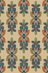 Fototapeta premium seamless pattern with flowers