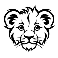 Baby Lion Vector