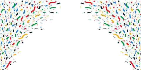 Fototapeta premium colorful confetti explosion celebration