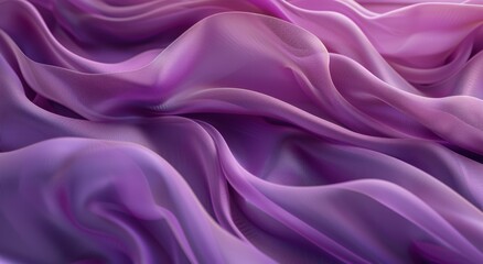 Obraz premium Purple Silk Fabric Close-Up