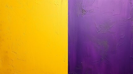 Fototapeta premium Vibrant yellow and purple textured background for design projects. Ideal backdrop for text, graphics, or other elements