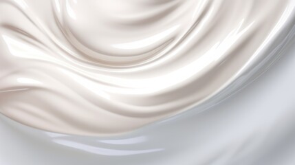 Obraz premium 3D rendering of creamy, smooth texture with abstract motion blur effect.