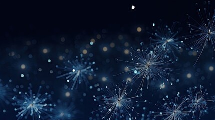 Obraz premium blue christmas background