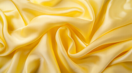 Fototapeta premium Flowing waves of fabric, gently undulating and rippling, with a soft, silk-like texture background