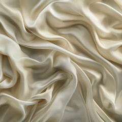 Obraz premium Flowing waves of fabric, gently undulating and rippling, with a soft, silk-like texture background
