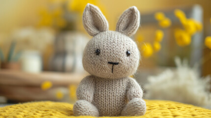 Crochet Plushies,  hand knitted bunny toy