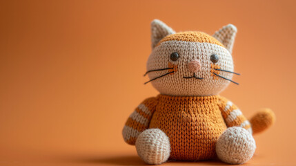 Crochet Plushies, hand knitted cat toy