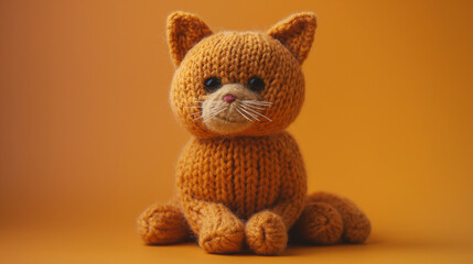 Crochet Plushies, hand knitted cat toy