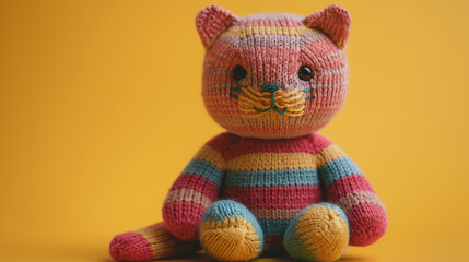 Crochet Plushies, hand knitted cat toy