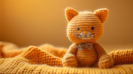 Crochet Plushies, hand knitted cat toy