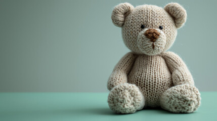 Crochet Plushies, hand knitted bear toy