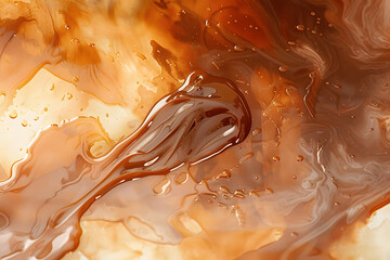 Sweet toffee watercolor wash, a deliciously warm background