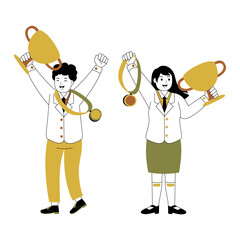 business team people vector illustration