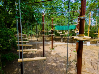 Fototapeta premium Adventure park in Szeged Zoo Hungary