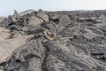 Lava formation near Ardoukoba Volcano, Djibouti