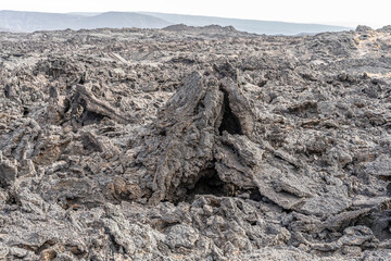Lava formation near Ardoukoba Volcano, Djibouti