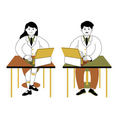 business team people vector illustration