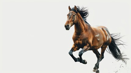 Fototapeta premium é§¿é¦¬å¥”é¦³çš„è‹±å§¿ï¼Œç›¡é¡¯åŠ›é‡èˆ‡é€Ÿåº¦æ„Ÿã€‚