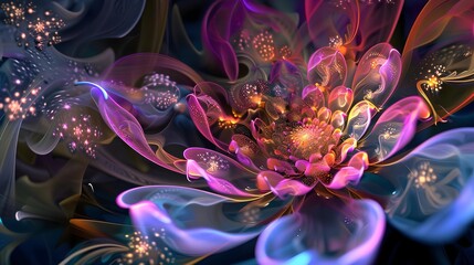 Flower fractal design